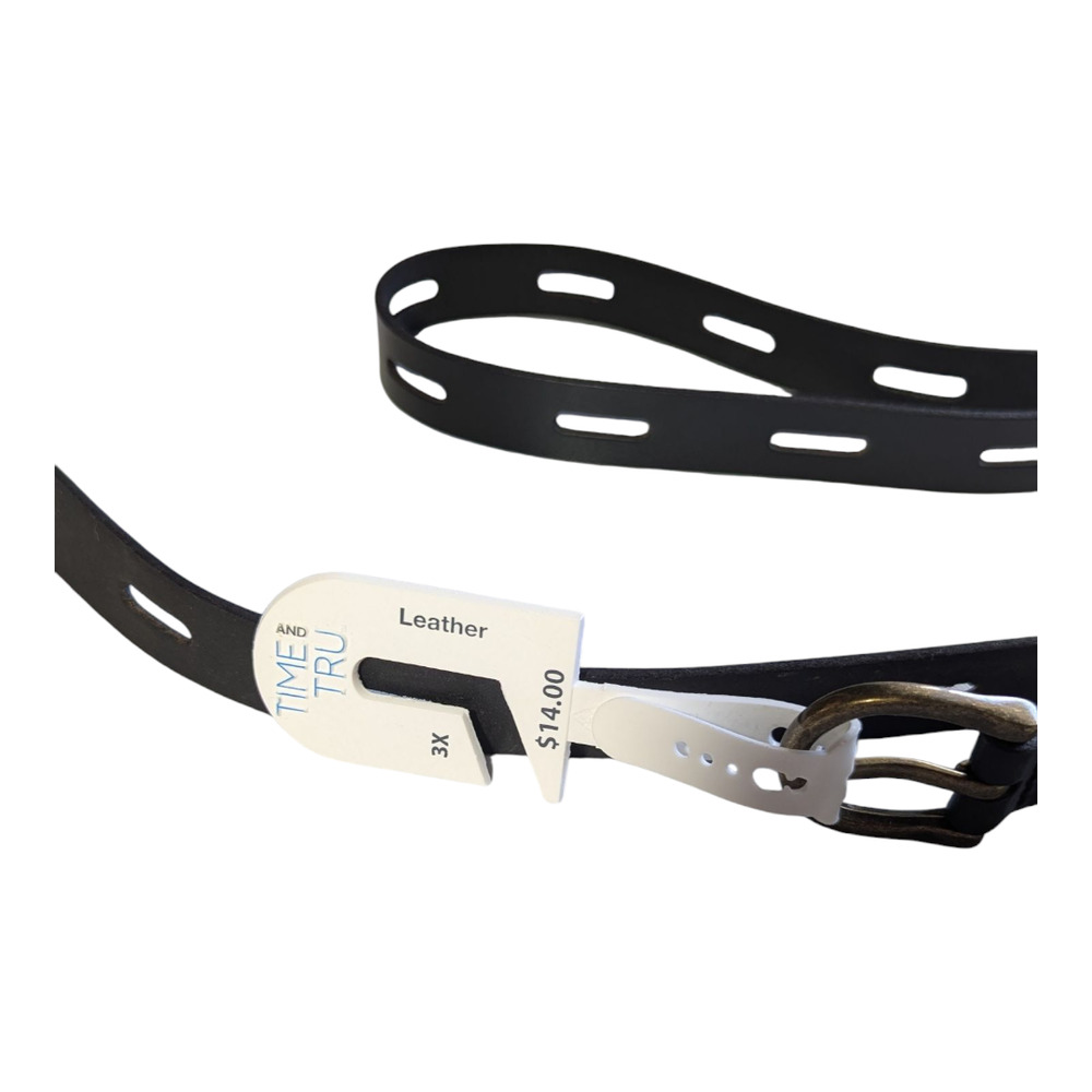 Time and Tru - New Leather Belt - Black - Size 3X - Women's Accessories